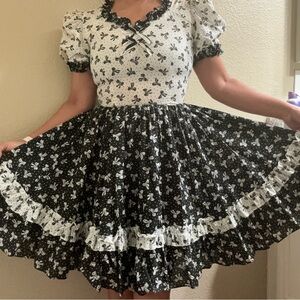 Vintage Jeri Bee Square Dance Dress Sz 8